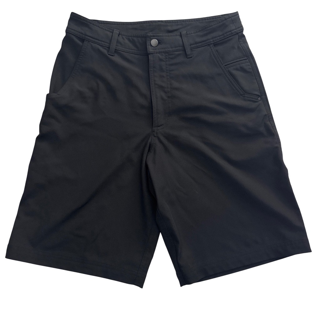 Lululemon Athletica Men Shorts Black Size 30 Athletic Walk Stretch Casual Golf